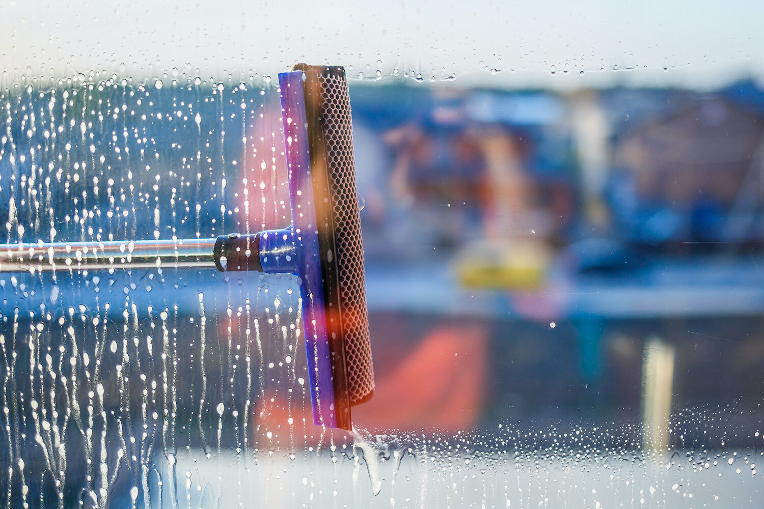 Fensterreinigung – Glasfassade
